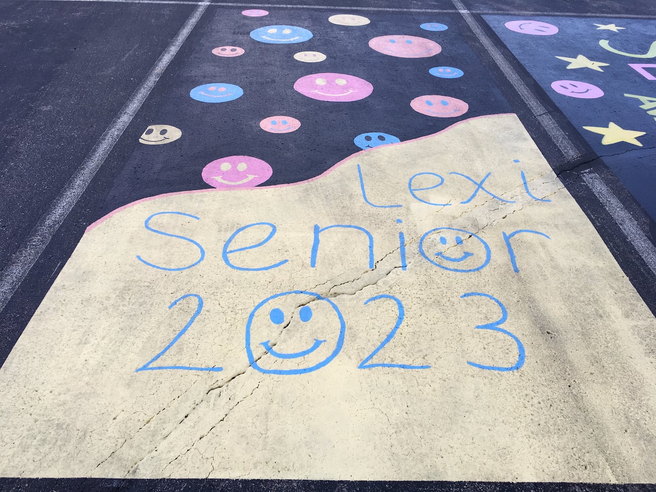 Ross senior parking lot spaces