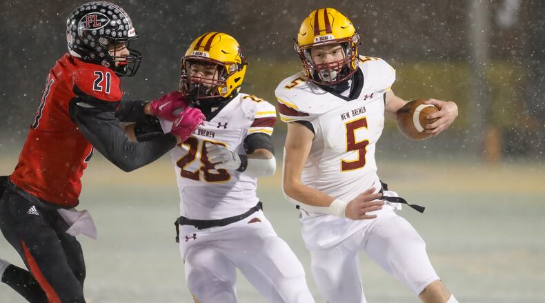 New Bremen defeated Fort Loramie 24-0 in the Division VII, Region 28 championship game at Sidney on Saturday, Nov. 19, 2022. Michael Cooper/CONTRIBUTED