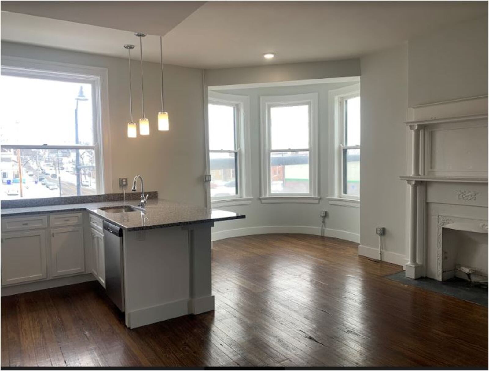 Here's an image of a new apartment that's ready to lease above the soon-to-open Billy Yanks beer-and-burger bar on Main Street in Hamilton. PROVIDED