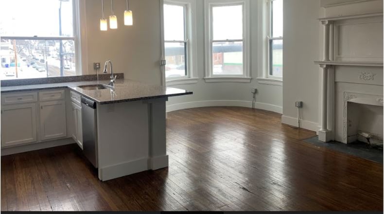 Here's an image of a new apartment that's ready to lease above the soon-to-open Billy Yanks beer-and-burger bar on Main Street in Hamilton. PROVIDED