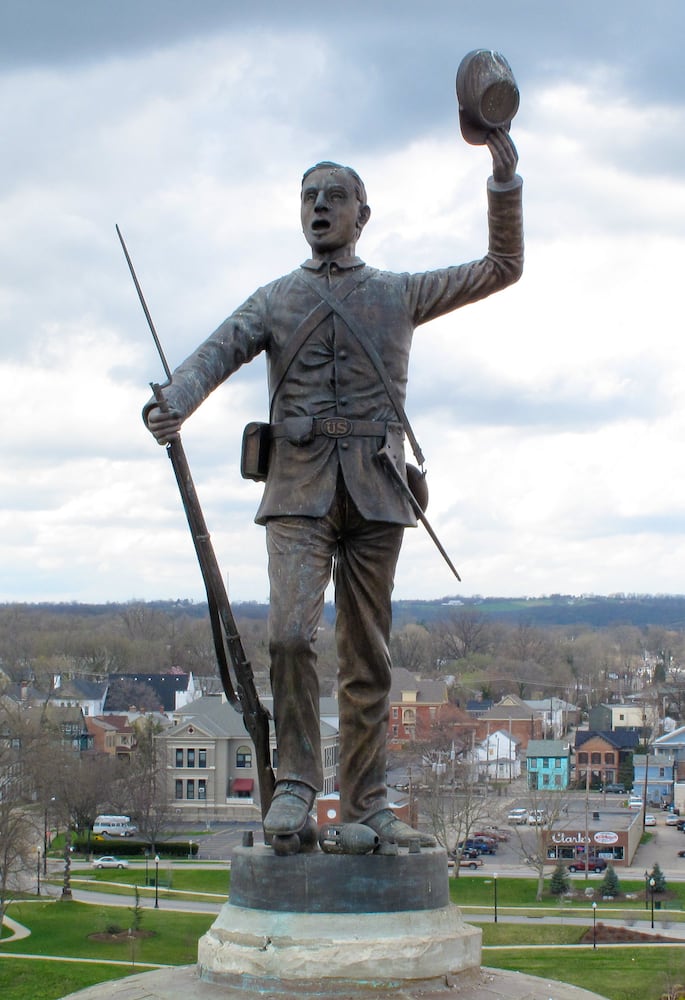 Soldiers, Sailors and Pioneers Monument in Hamilton