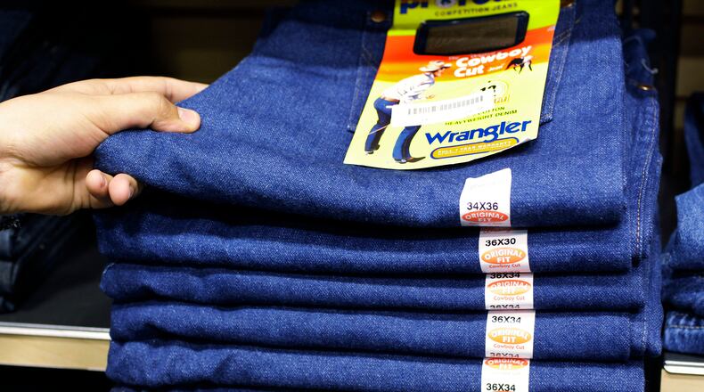 VF Corporation plans to split into two publicly traded companies, with one focusing on clothing and footwear and the other concentrating on jeans and its outlet businesses. (AP Photo/Paul Sakuma, File)