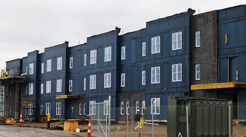 The YWCA is around six months out from completing its new facility that will have 45 units for permanent supportive housing for the chronically homeless adults with disabilities and 15 units for domestic violence victims. The building will replace their current facility at 244 Dayton St., which is where the organization has been housed since 1931. The YWCA of Hamilton was chartered in June 1902. NICK GRAHAM/STAFF