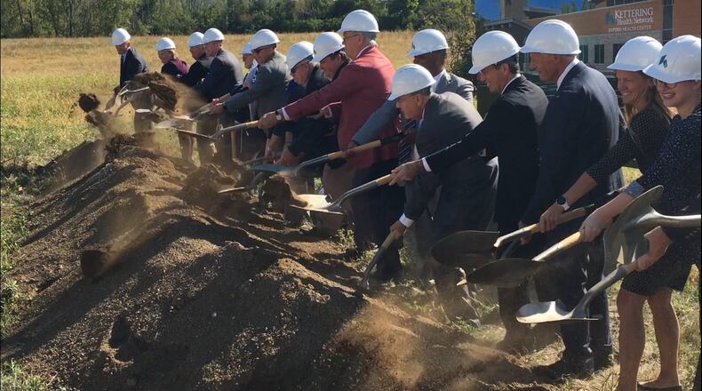 Kettering Health Network held a groundbreaking ceremony Oct. 8, 2019, for the approximately 12,000-square-foot Oxford Health Center at 4137 Millville Oxford Road. The new $4.5 million medical facility will include include 18 exam rooms, imaging and outpatient services, five primary care providers, women s services, general surgery, orthopedics and cardiology. CONTRIBUTED