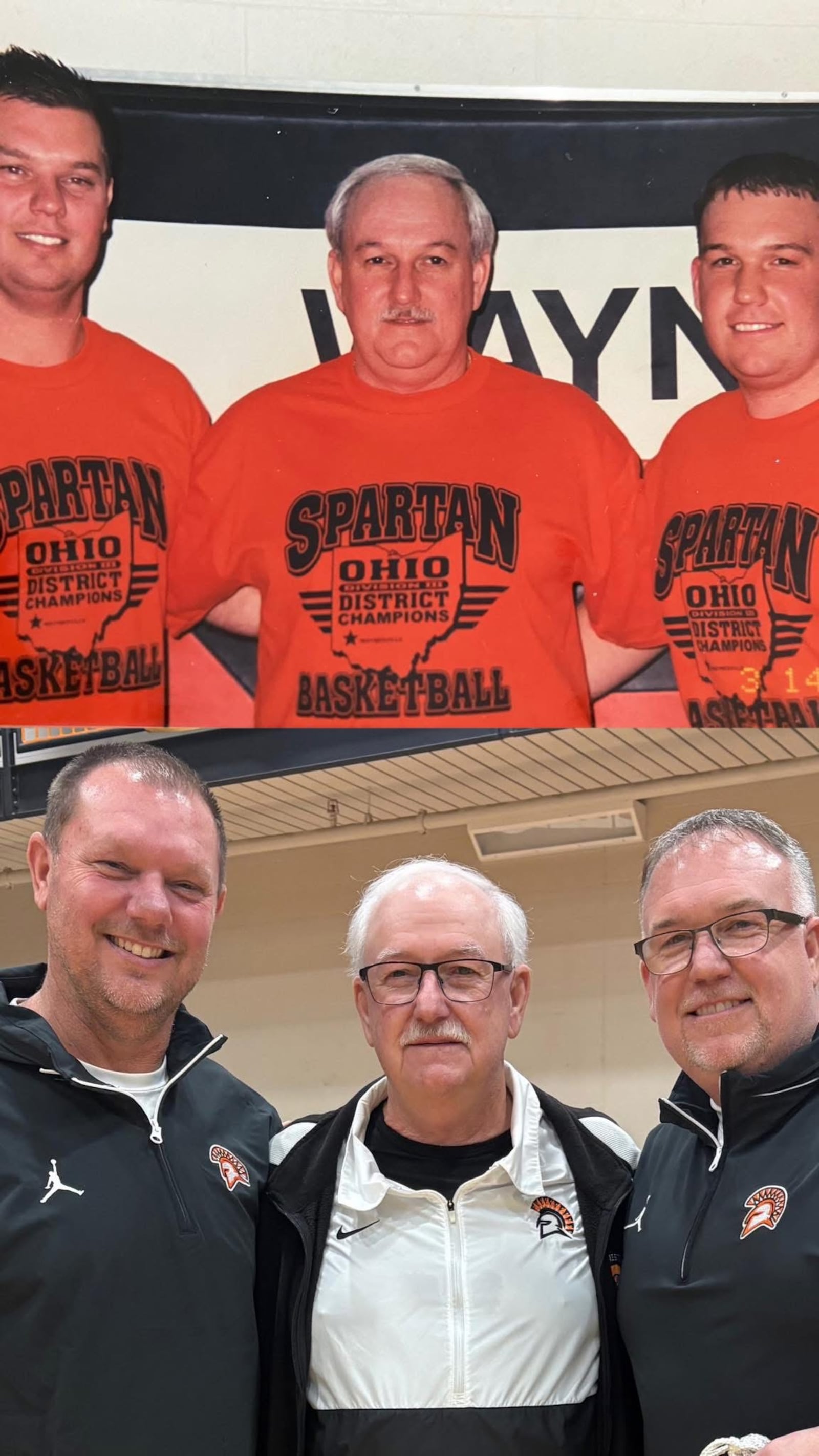 Waynesville coaches Todd Cook, Jim Philpot and Brandon Philpot. CONTRIBUTED