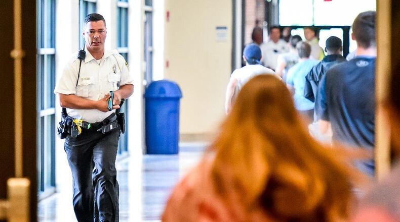 A just-released report from the nation’s Secret Service calls for school districts across America to better focus on school security and enhance coordination with various school and local authorities. Butler County school officials say they are already doing many of the Secret Services’ recommendations and beyond. NICK GRAHAM/STAFF