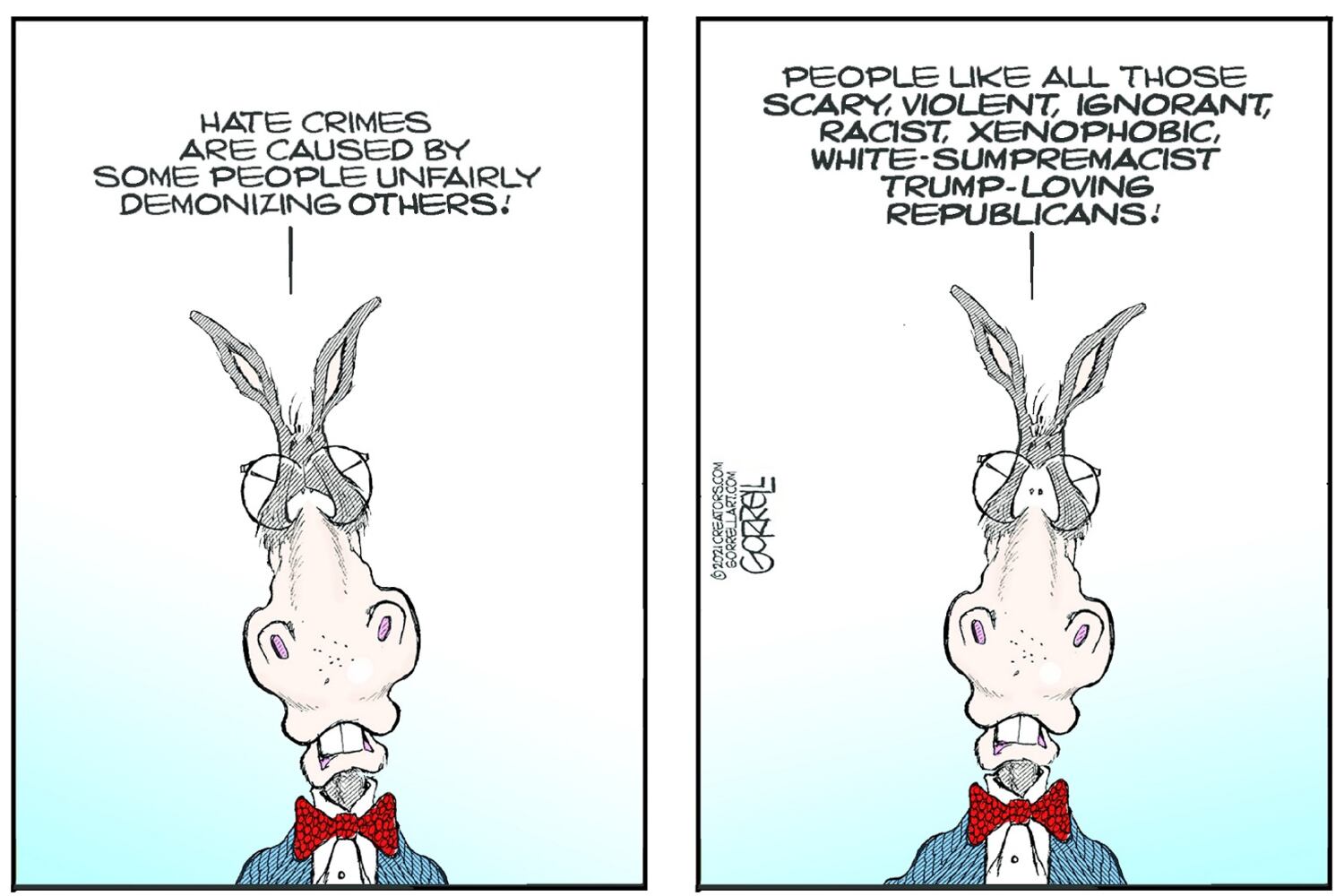 Week in cartoons: Biden press conference, Georgia voting rules and more