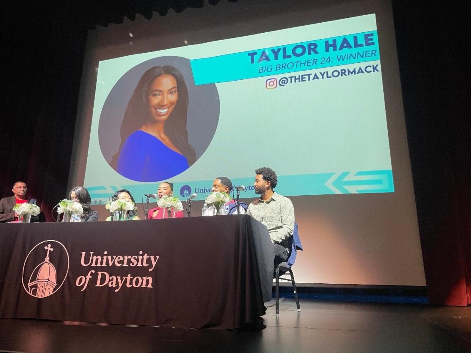 Taylor Hale was among the participants of "Real Talk: Gender & Reality TV" at the University of Dayton. PHOTO BY RUSSELL FLORENCE JR