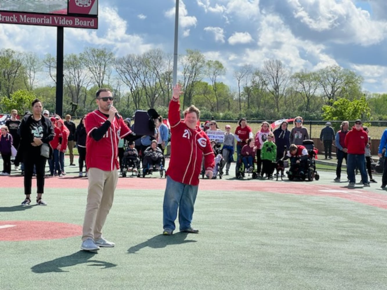 Nuxhall fields parade and opening day