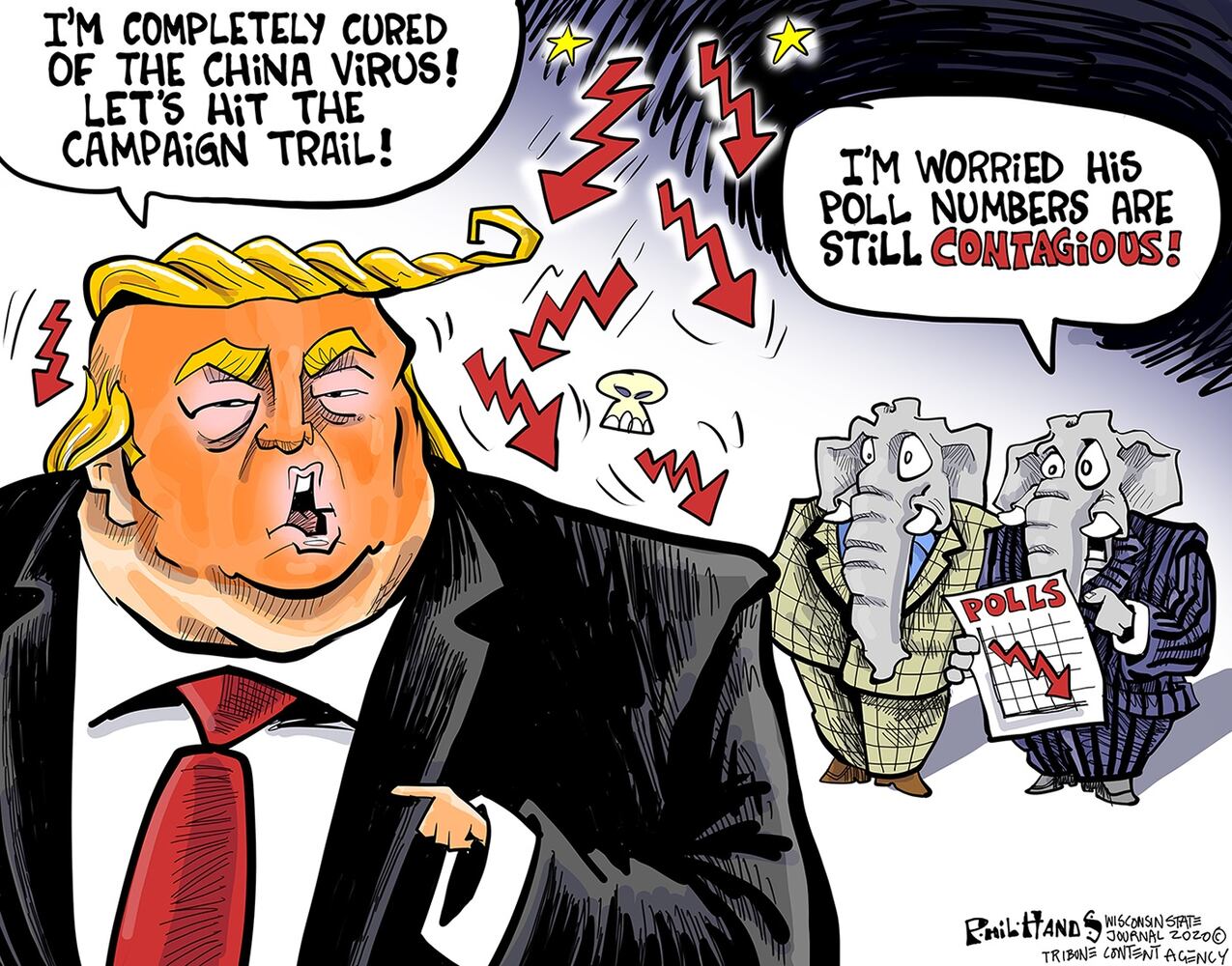 Week in cartoons: Town halls, Amy Coney Barrett and more