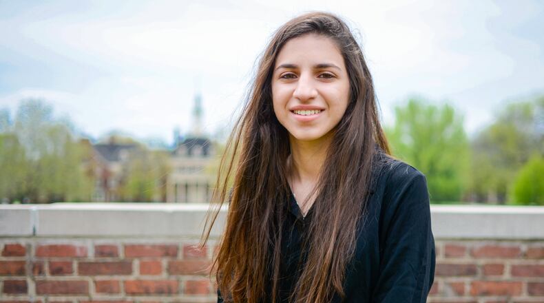 Raghad Algbory escaped two war-torn countries, Iraq and Syria, as a child. She is an Iraqi refugee who grew up in Syria and is now living in Butler County. She and her family left Syria to Turkey when she was 16 an applied for refugee status with the United Nation.MICHAEL D. PITMAN/STAFF