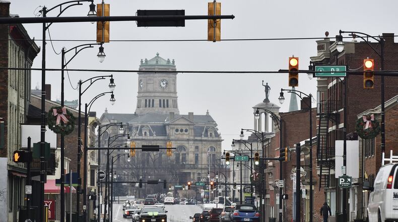 Hamilton is planning on creating a DORA Downtown Outdoor Refreshment Area, where open containers of alcohol are allowed in certain areas when they are purchased from a restaurant or bar within the area. NICK GRAHAM/STAFF