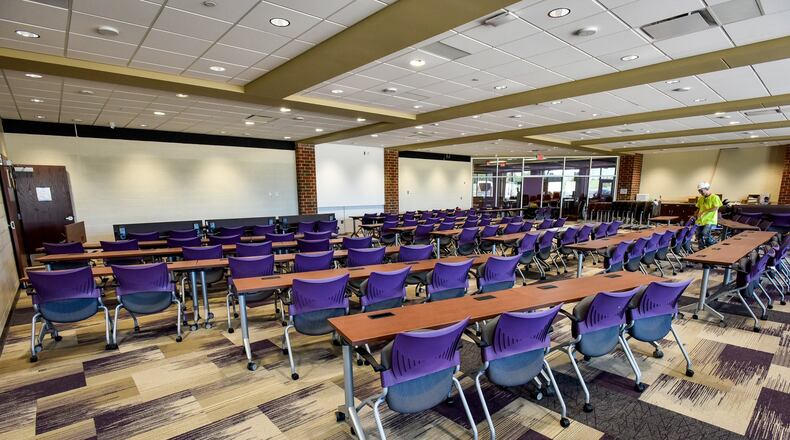 Middletown City Schools has earned top marks when it comes to the financial state of the district. Middletown is nearing completion of a $96 million construction project, which is the largest in the school system’s history. The project will be done by August and will mean a new middle school and a renovated and expanded Middletown High School adjacent to the new school. NICK GRAHAM/STAFF