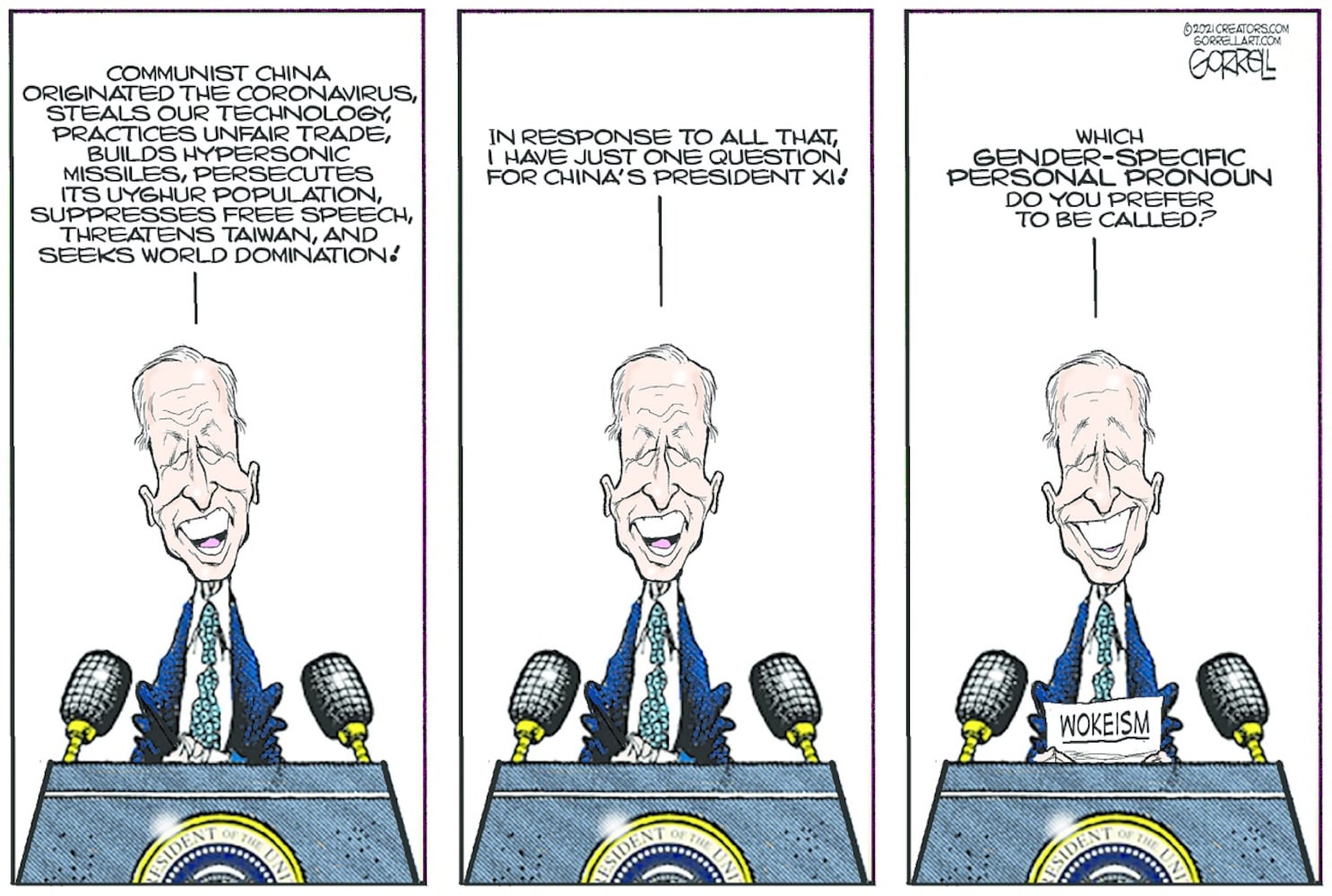 WEEK IN CARTOONS: Gen. Colin Powell, supply chain woes and more