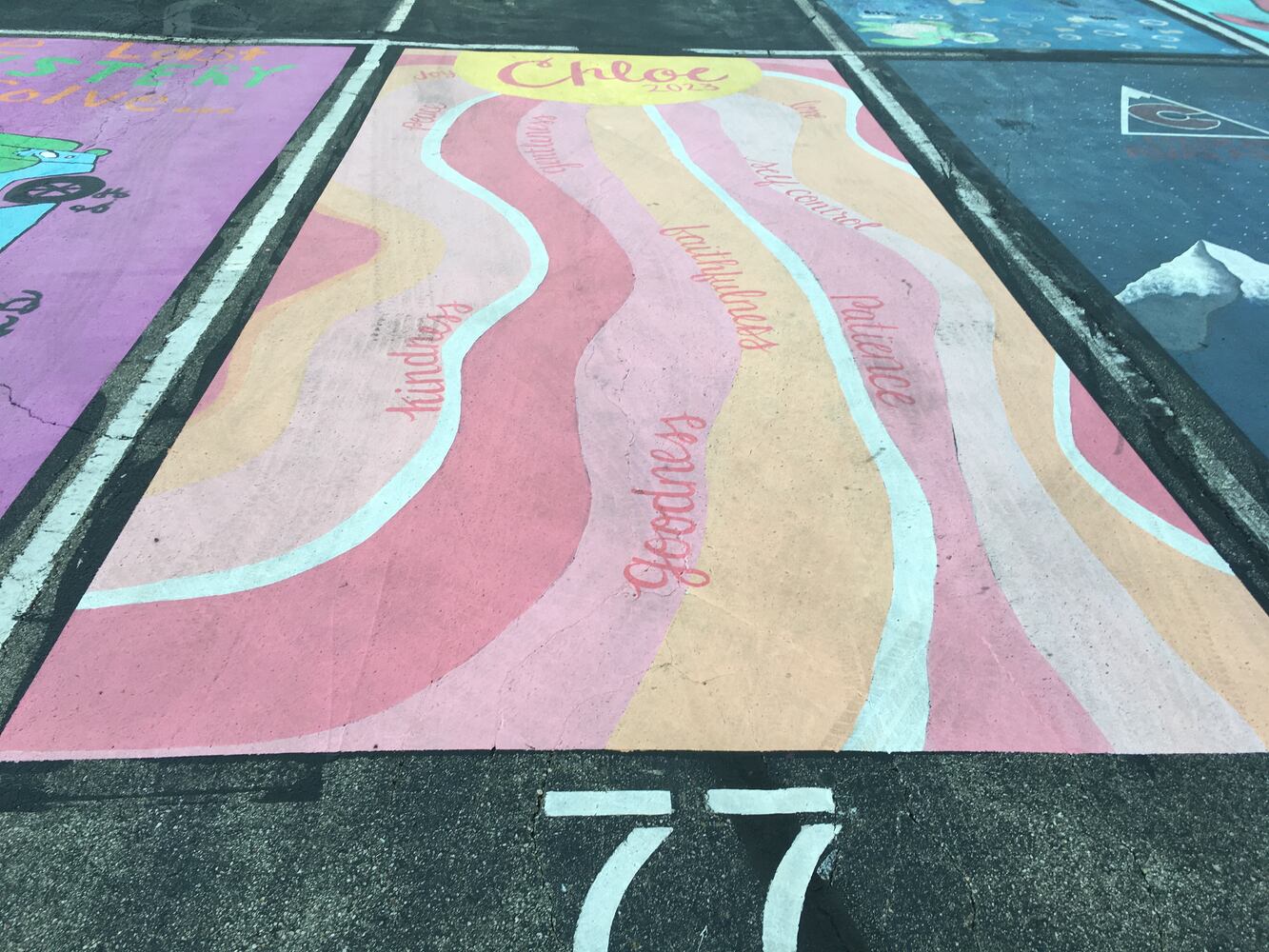 Ross senior parking lot spaces