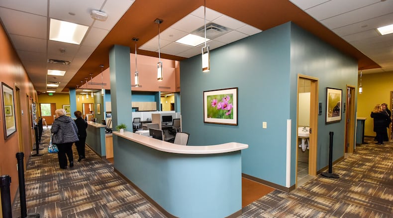 Kettering Health Network unveiled its new $6 million health center at 1391 Main St. on Hamilton’s West Side Monday, April 15, 2019. The newly completed, Hamilton Health Center on Main offers patients additional access to primary care providers. The facility also has lab and imaging services, and a community room for lectures and other health-related events. NICK GRAHAM/STAFF