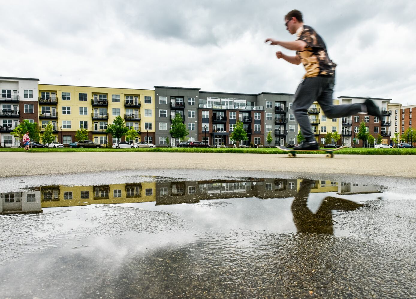 The Marcum Apartments and retail spaces