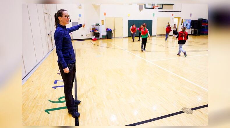 Ridgeway Elementary school and Physical Education teacher Dawnjene DeLong have been awarded The Ohio Gold Excellence in Physical Education Award. The program is sponsored by the Ohio Association for Health, Physical Education, Recreation and Dance. This year, 2022, they were the only recipients of the gold award in the entire state. There were silver and bronze level recipients this year as well. In the past, based on applications, the gold award has been awarded to more than applicant in the same year, but not this year. Just Ridgeway and Dawnjene DeLong, who is in her 9th year at Ridgeway. The Ohio Gold Excellence in Physical Education Award Program is designed to recognize those schools whose policies and practices reflect a high priority and quality for Physical Education in schools. NICK GRAHAM/STAFF