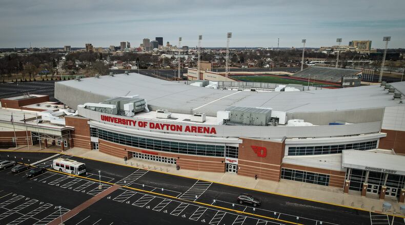 The UD Arena will host OHSAA boys and girls state tournament games in 2026. JIM NOELKER/STAFF