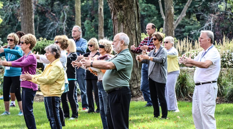 Senior fitness is a focus at the Osher Lifelong Learning Institute at the University of Dayton with seminars and classes such as the Ba Duan Jin Qigong exercise class taught by Ping Yang. CONTRIBUTED