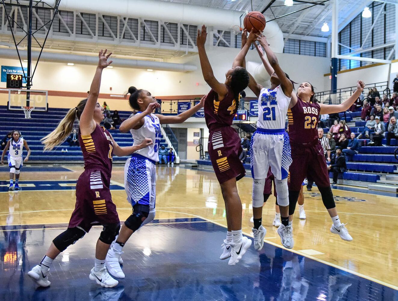 Hamilton vs Ross Girls Basketball