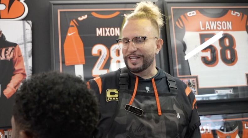 Chris Marki, Cincinnati's 5-star barber. WCPO