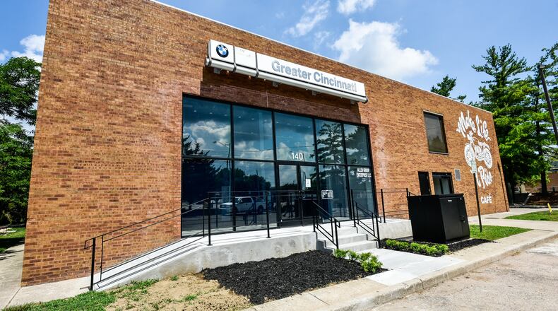 BMW Motorcycles of Greater Cincinnati, 140 N. Verity Parkway, Middletown, has asked the city to lower its requirements for its Community Reinvestment Area agreement from 12 full-time to nine full-time employees and payroll from $375,000 to $300,000. NICK GRAHAM/STAFF