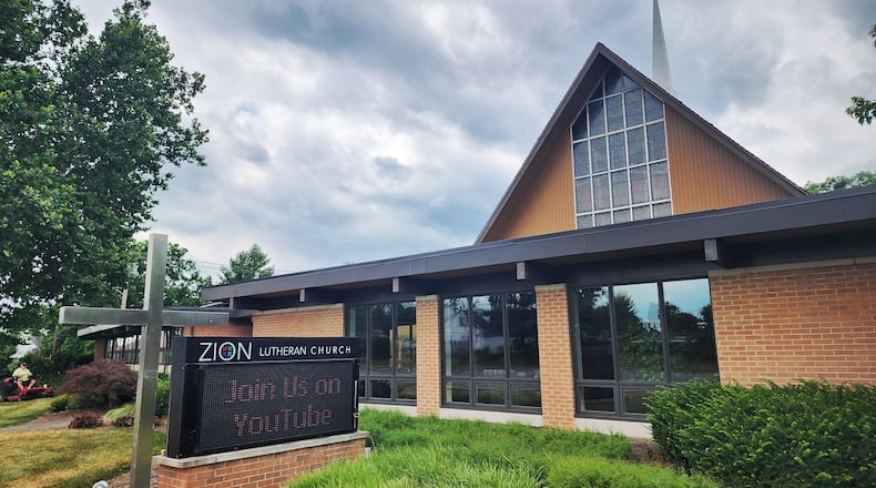 Zion Lutheran Church at corner of Breiel Blvd. and Ventral Ave. in Middletown. NICK GRAHAM/STAFF