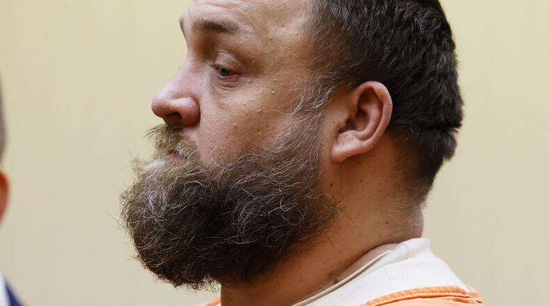 Michael Maloney appeared in Butler County Common Pleas Court for a hearing Wednesday, May 25, 2022, on charges in connection with pouring hot oil on a woman and child. NICK GRAHAM/STAFF