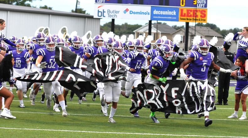 Middletown hosted Sycamore in a Greater Miami Conference game on Friday, Sept. 25. The Middies beat the Aviators 28-24. DAVID A. MOODIE/CONTRIBUTING PHOTOGRAPHER