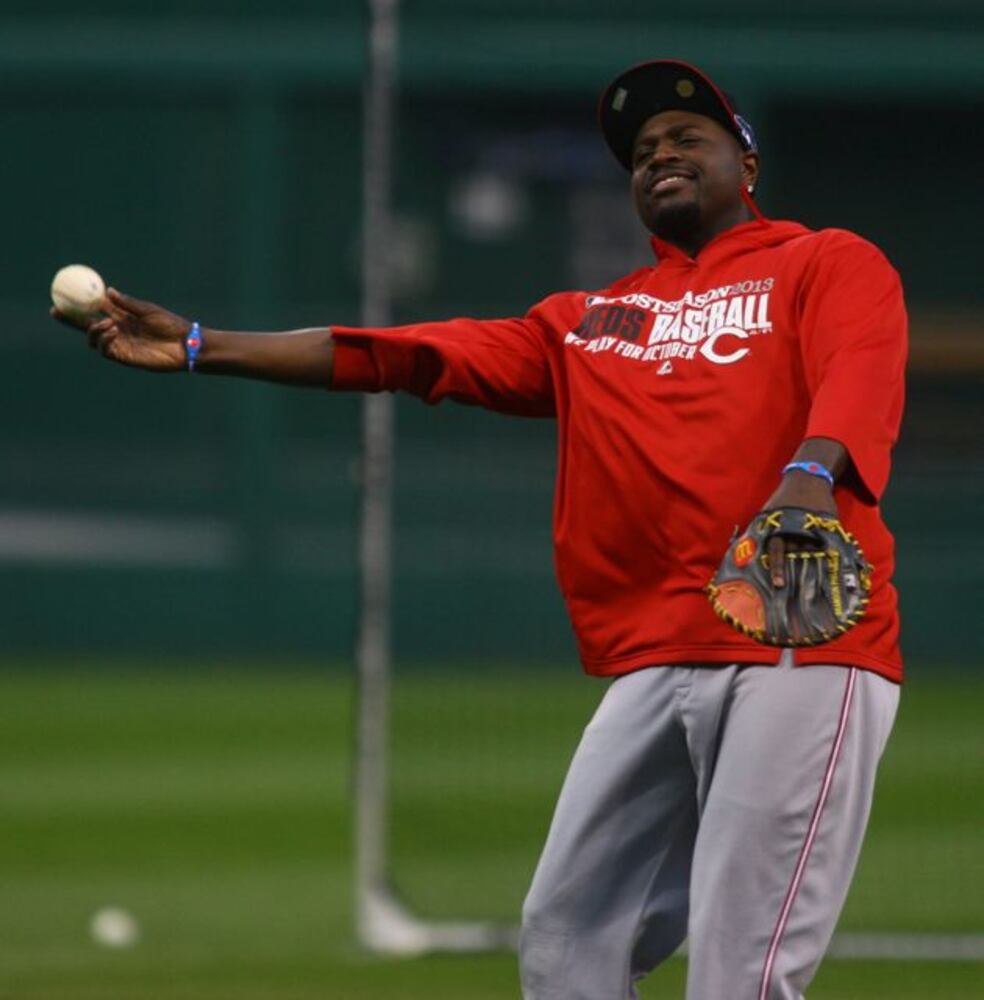 Pirates and Reds work out at PNC Park
