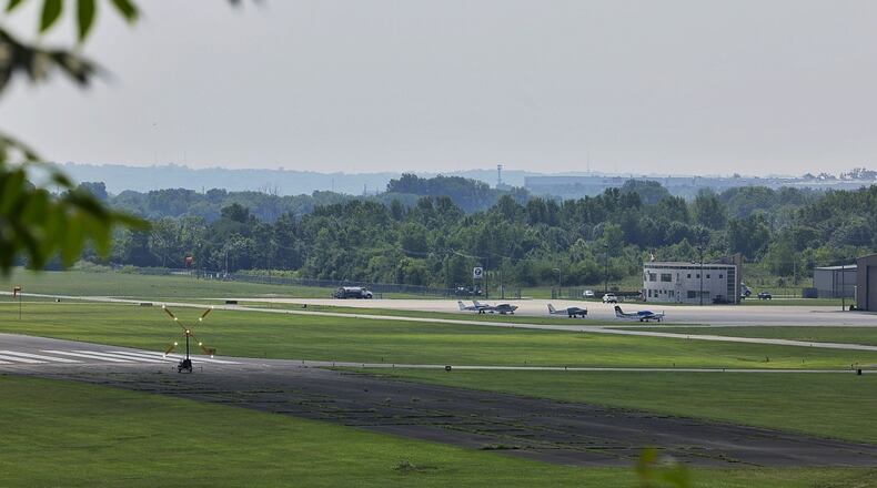 The Butler County Regional Airport runway is almost ready to open back up after over a month of pavung, maintenance and improvements. NICK GRAHAM/STAFF