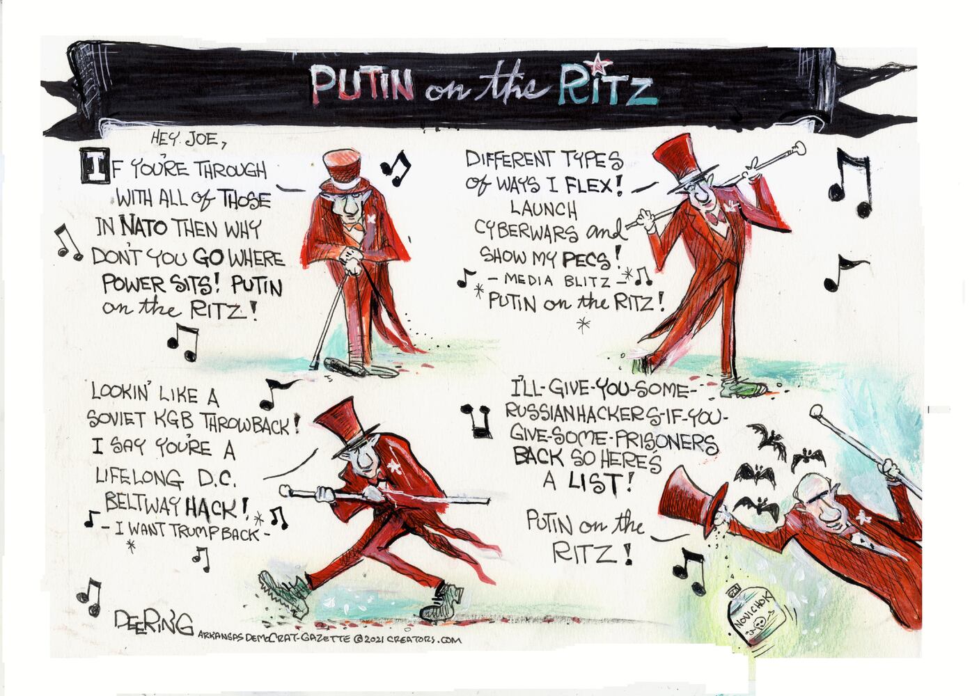Week in cartoons: Biden and Putin, Juneteenth and more