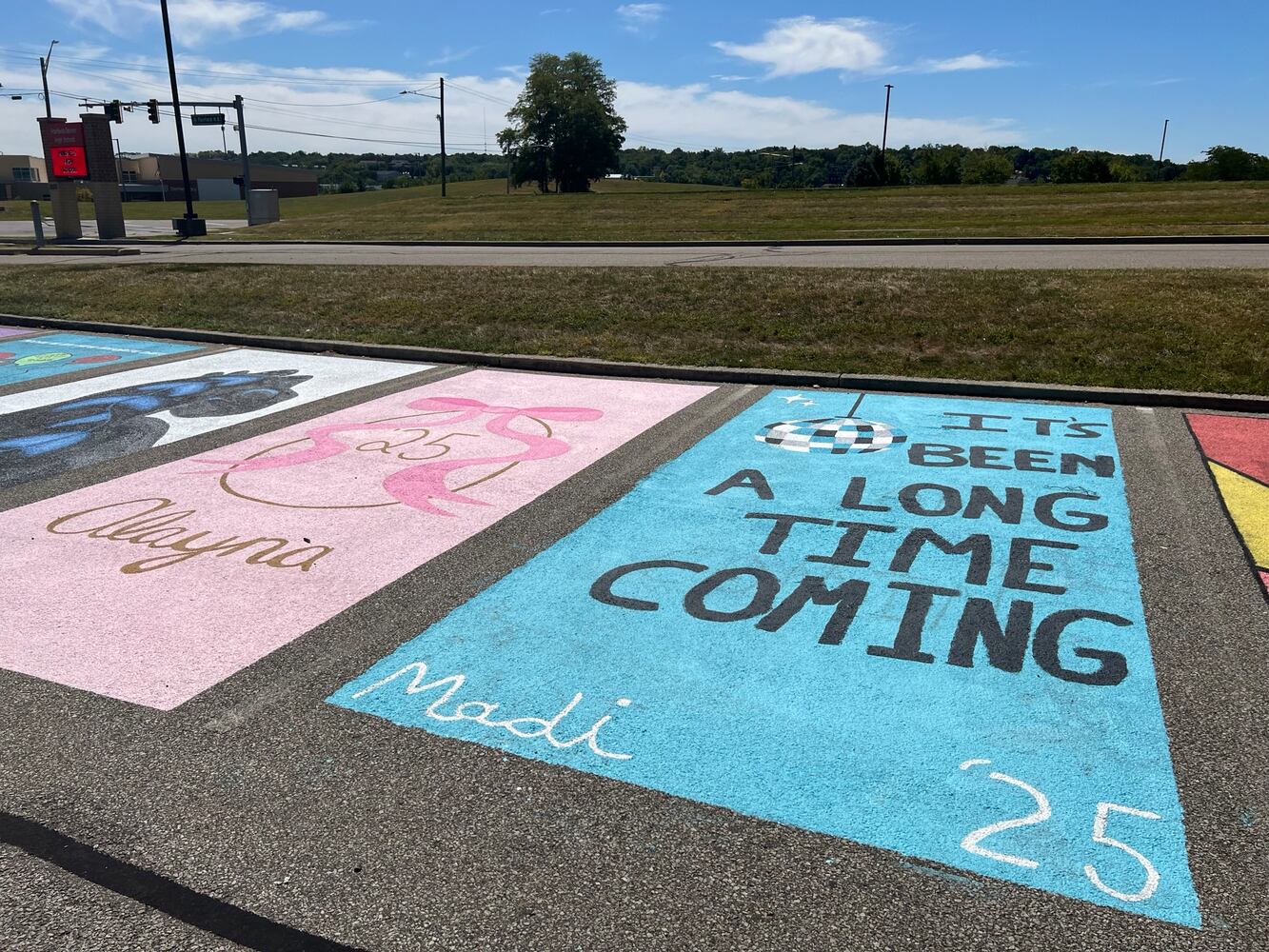 Fairfield high school senior parking lot 2024