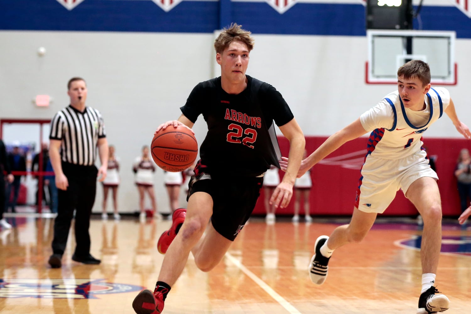 Preble Shawnee Tri-Village basketball
