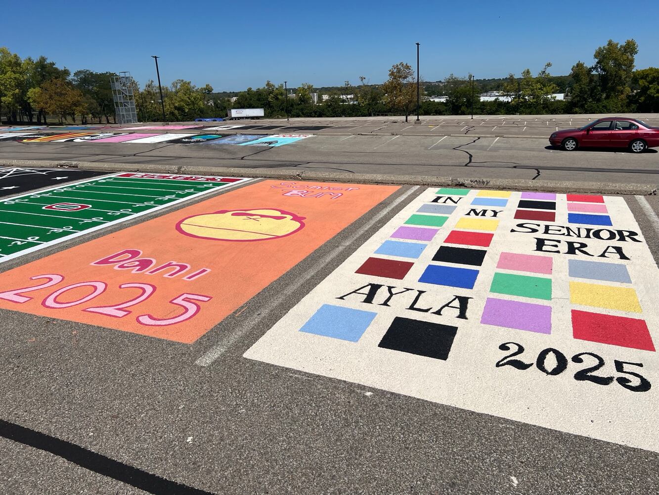 Fairfield high school senior lot spaces