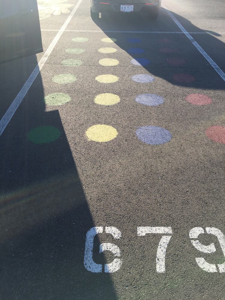 Lakota West senior parking spaces