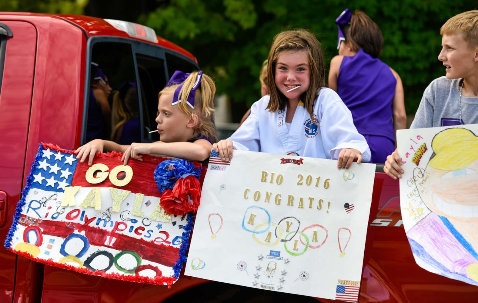 Kayla Harrison Gets Hometown Welcome