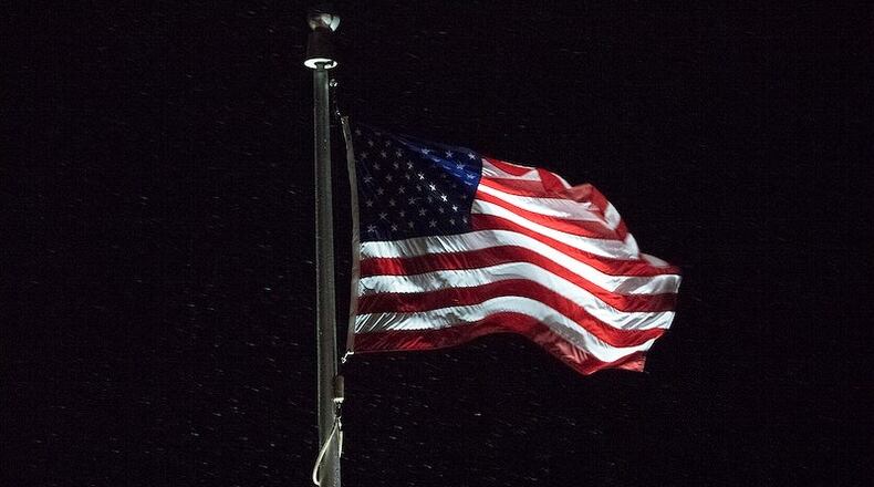 Agriculture Secretary Sonny Perdue tours Mt. Rushmore in the Black Hills National Forest, Keystone, SD, on May 18, 2017. USDA photo by Lance Cheung. Original public domain image from Flickr