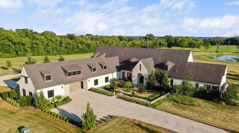 This French Country style estate home sits on nearly 41 acres behind stone gates. CONTRIBUTED