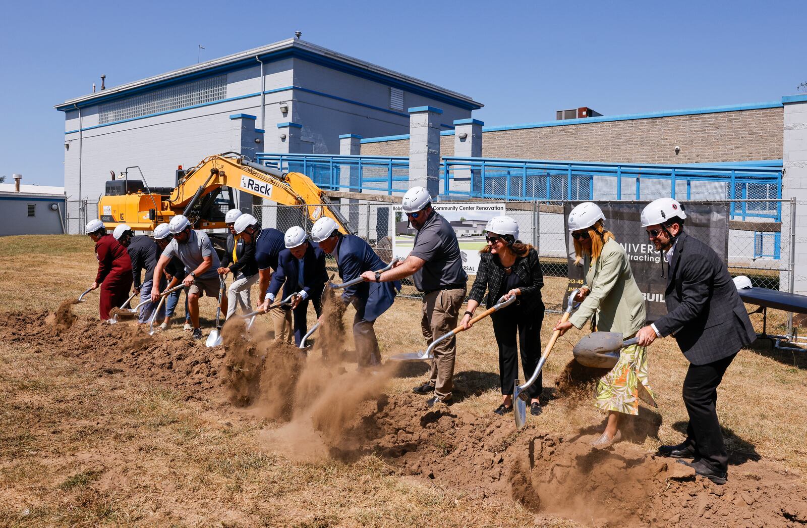 A groundbreaking ceremony was held for the expansion and renovation of the Robert "Sonny" Hill Community Center Monday, Sept. 9, 2024 in Middletown. NICK GRAHAM/STAFF