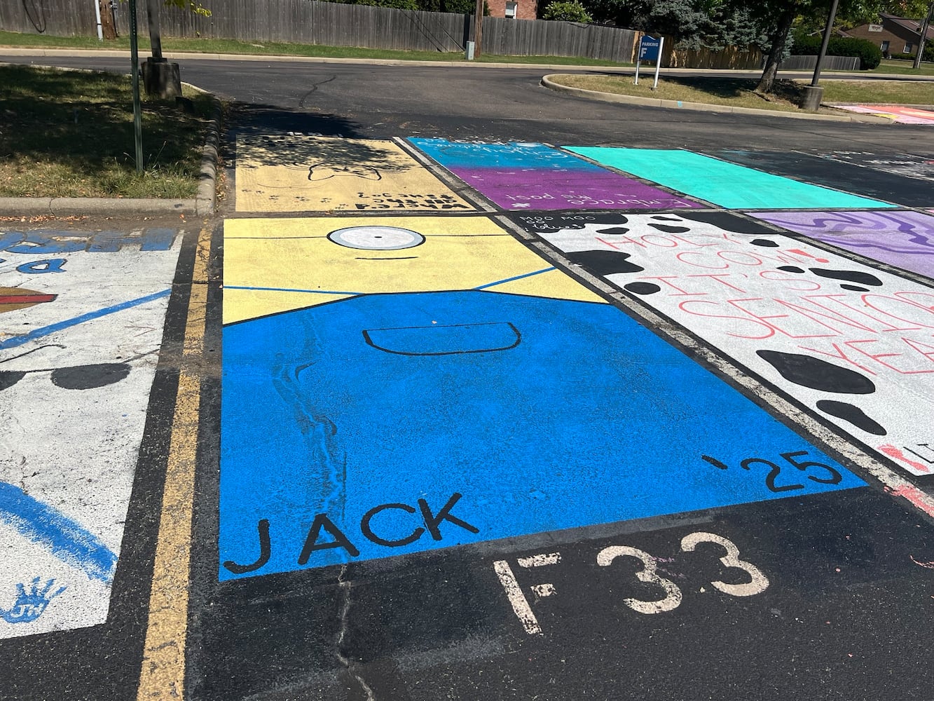 Hamilton high school senior parking lot spaces 2024