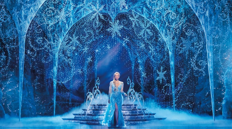 Caroline Bowman as Elsa in "Frozen." PHOTO BY DEAN VAN MEER.