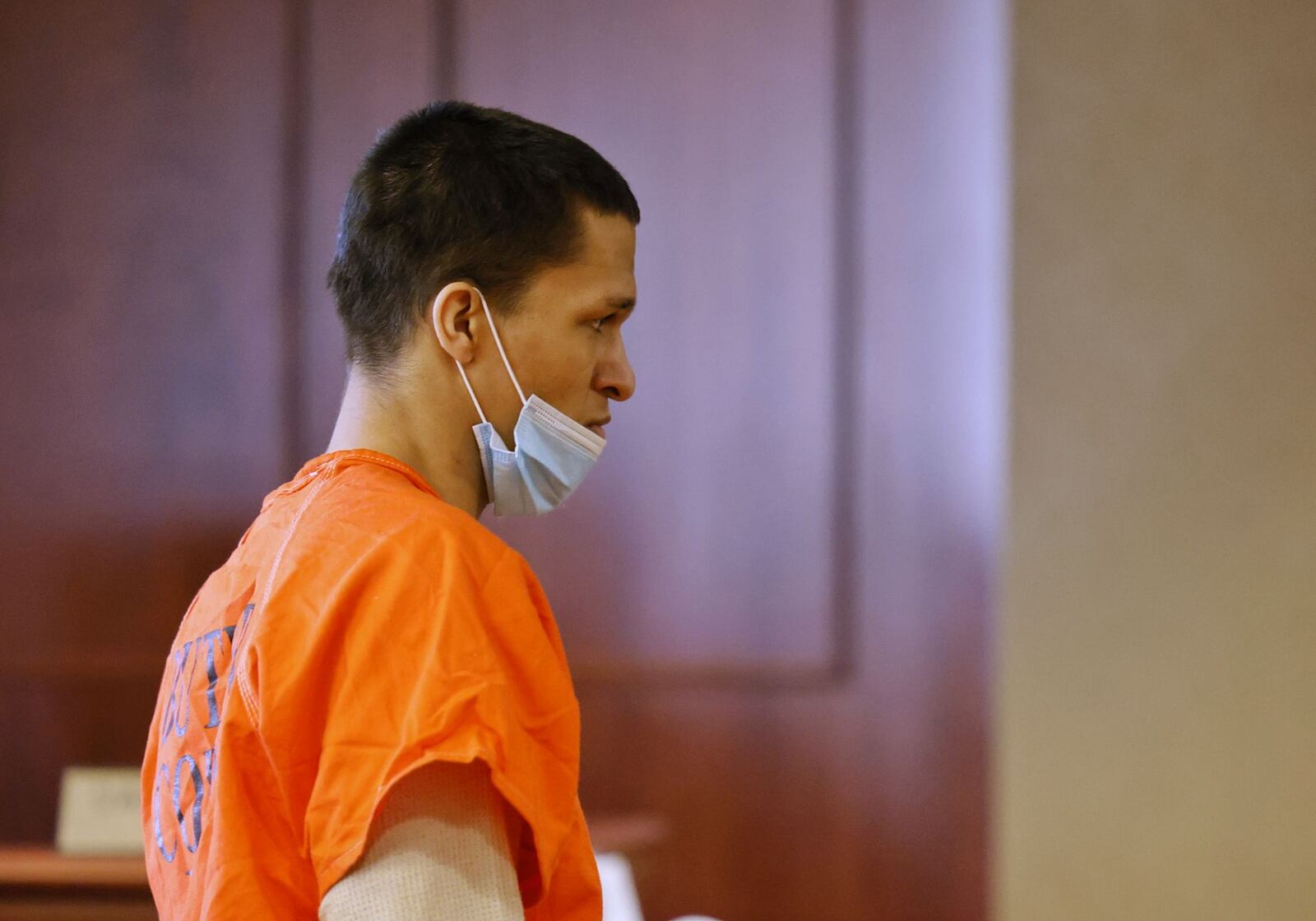 Cameron Kyles was sentenced in Butler County Common Pleas Court Tuesday, Oct. 19, 2021 to life in prison with the eligibility for parole after 54 years in the aggravated murder of Michael Stewart II. NICK GRAHAM / STAFF