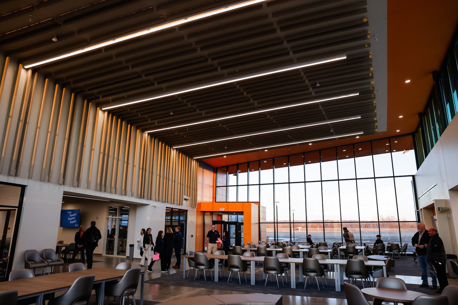 Butler Tech's new aviation school opens at Middletown Regional Airport Tuesday, Jan. 20, 2026 in Middletown. NICK GRAHAM/STAFF