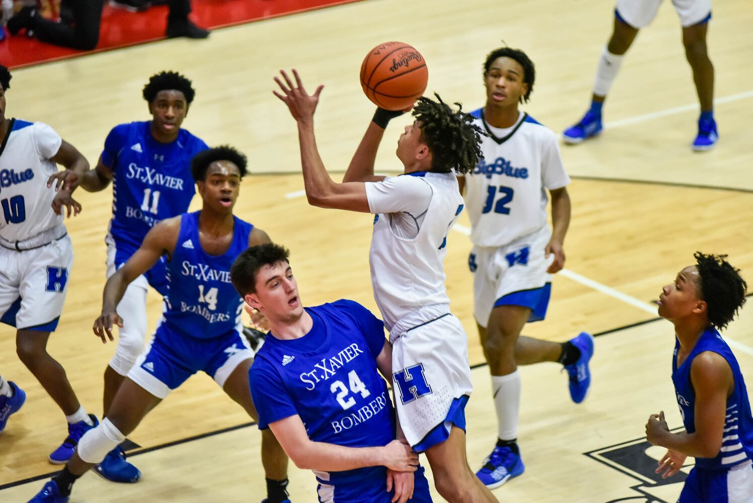 Hamilton vs St. Xavier Division 1 boys basketball