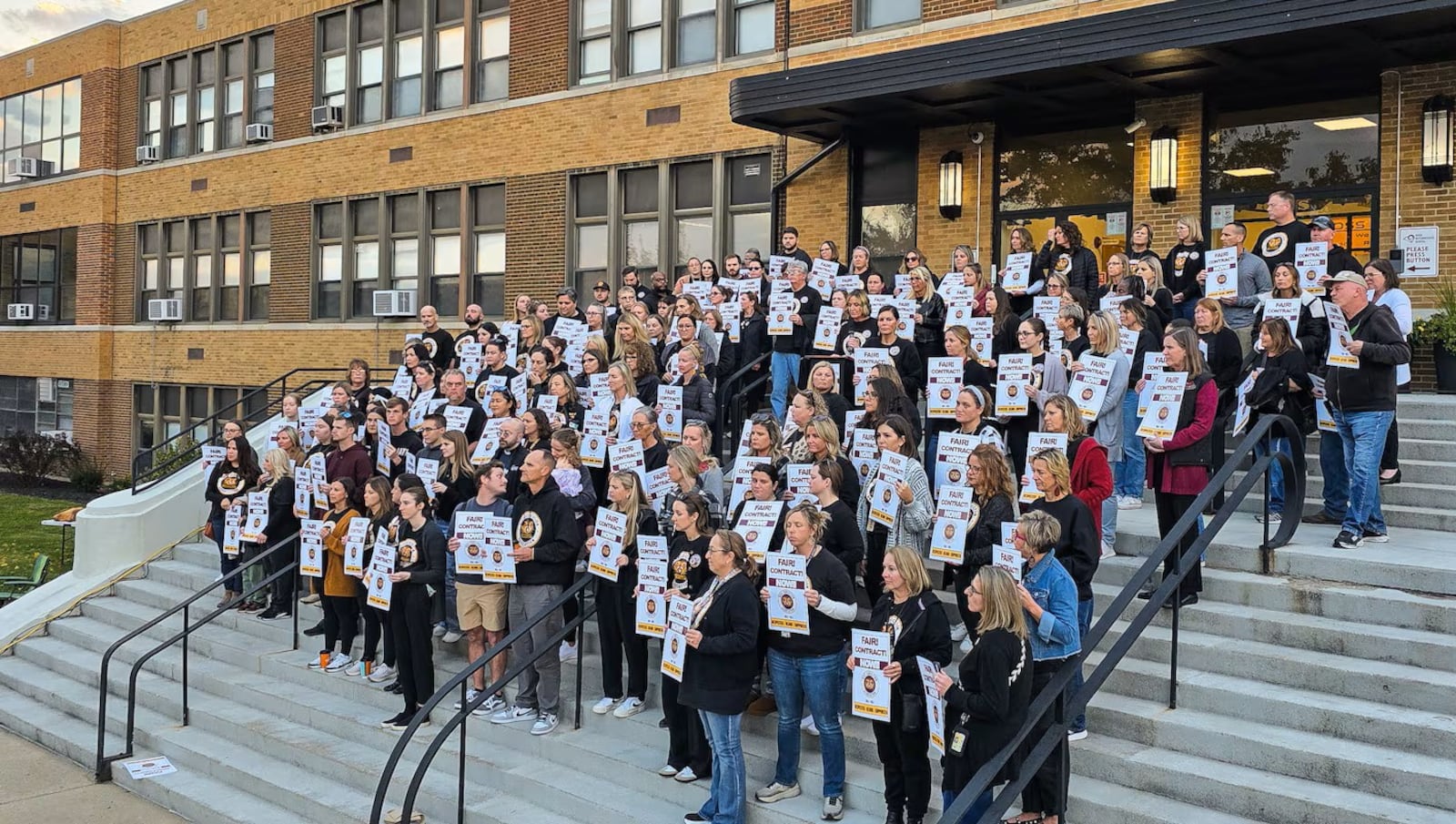 After public demonstrations and threats of a strike, teachers at Ross Schools have a new labor contract after the district’s school board approved a tentative agreement Thursday evening.
The new, four-year contract, which covers the 150-member Ross Education Association (REA), is longer than the previous employment agreement, which expired Aug. 31. The REA held teacher rallies to try to influence contract talks in their favor. (File)