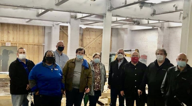 The governing board of Hamilton’s 10,000-student school system took their first tour of the sprawling, $171 million Spooky Nook Sports Champion Mill indoor sports complex this week and left excited about coming partnerships with the complex. Spooky Nook is now under construction and is scheduled to open in late 2021. (Provided Photo/Journal-News)