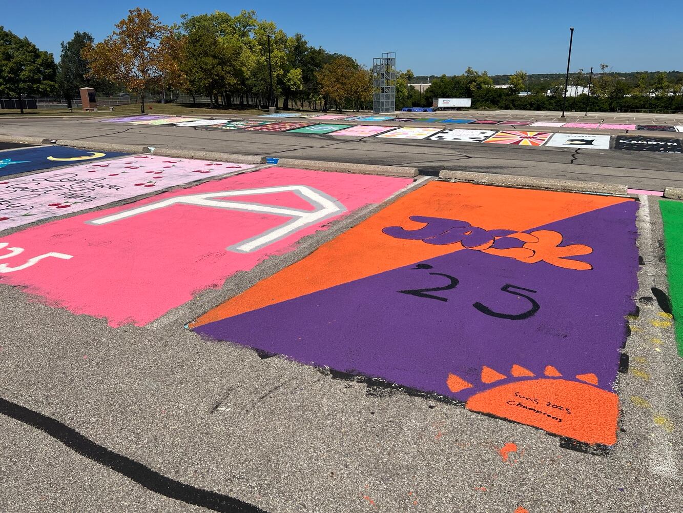 Fairfield high school senior lot spaces