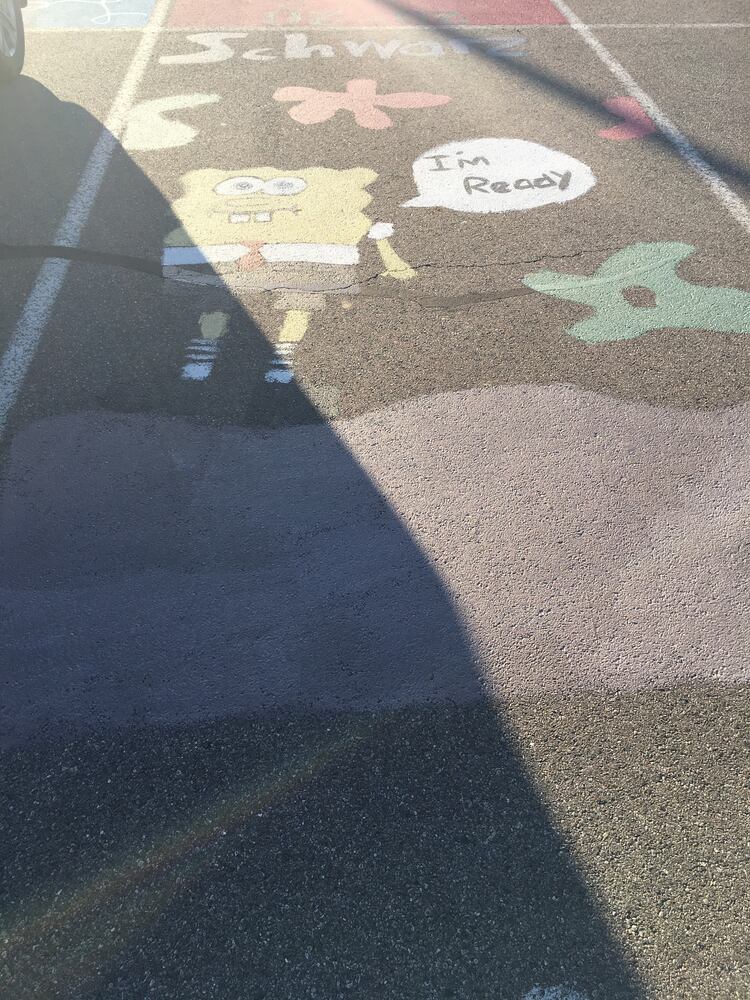 Lakota West senior parking spaces
